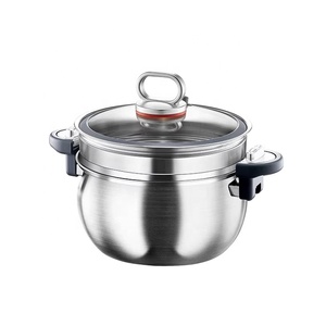 <span class=keywords><strong>Olla</strong></span> <span class=keywords><strong>a</strong></span> <span class=keywords><strong>Presión</strong></span> Multifuncional de Acero Inoxidable Triple de 26 cm y 7 L, Antiadherente, de Alta Calidad, para el Hogar, Venta al por Mayor - Product Image 5