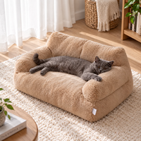 Multi-Pet Cloud Plüsch-Haustierbett für Hunde und Große Katzen mit Tiefem Rand, Gemütliches Hundebett mit Individuellem Logo OEM