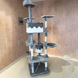 Poste Rascador para Gatos para la Pared, Rascador Grande para Gatos, Torre de Madera, Casa de Árbol para Gatos Grandes - Product Image 3