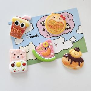 Bande dessinée écologique bricolage résine accessoires mignon rose Hamburger cochon crème pince à <span class=keywords><strong>cheveux</strong></span> coque de téléphone <span class=keywords><strong>boucle</strong></span> de chaussure - Product Image 2