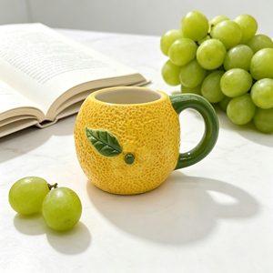 Tazza da caffè in ceramica a forma di frutto del drago 3D, simpatica tazza originale per casa e ufficio. - Product Image 4