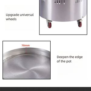 Applicable aux raviolis frits commerciaux, pot <span class=keywords><strong>à</strong></span> raviolis <span class=keywords><strong>professionnel</strong></span> en acier inoxydable - Product Image 6