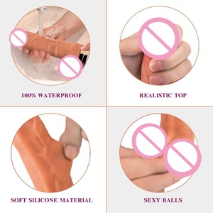 Automatische Teleskop kanonen maschine Einst eck barer Saugnapf Weicher vibrierender Penis mit drahtloser Fernbedienung - Product Image 3