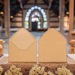 Có thể tái chế kraft giấy phong bì trắng C5 C6 Kích thước lời mời đám cưới thiệp chúc mừng món quà gói gửi thư phong bì cho doanh nghiệp - Product Image 3