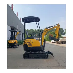 ¡Envío gratuito! EPA/EURO 5 mini excavadora China 2ton 1ton 1,7 Ton cabina de excavadora mini excavadora para la venta