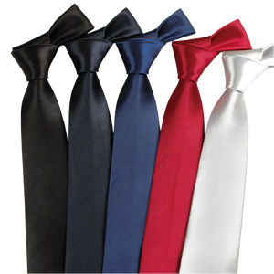 Meilleure vente Cravate de luxe pour homme Cravatte slim en polyester vert clair uni de couleur solide maigre avec porte-clés jaune uni - Product Image 2