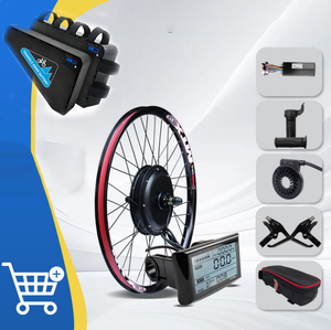 Kit <span class=keywords><strong>de</strong></span> Conversión Robusto para Bicicleta Eléctrica <span class=keywords><strong>de</strong></span> 3000W 48V con Batería <span class=keywords><strong>de</strong></span> Litio <span class=keywords><strong>de</strong></span> 20Ah/30Ah, Actualización Universal para Bicicletas con Cuadro Estándar - Product Image 1