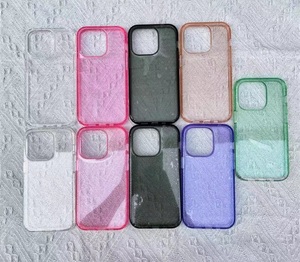 Cover per Telefono Trasparente con Glitter in PC TPU per Samsung S10 S20 S21 S22 S23 Ultra, Serie S24 S25 S26 - Product Image 1