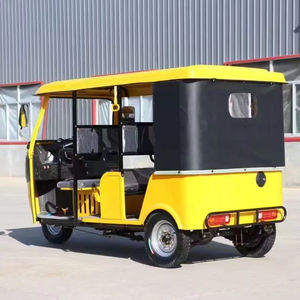 Tricycle Tuk-Tuk <span class=keywords><strong>Taxi</strong></span> à Essence, Carrosserie Fermée, 4 Places, pour Transport de Marchandises - Product Image 2