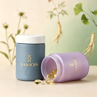 Bouteilles en verre de 4 oz à parois droites, pots verts avec bouchon CR, boîtes cadeaux personnalisées pour avion, pour compléments alimentaires haut de gamme, directement de l'usine