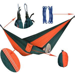 <span class=keywords><strong>Hamaca</strong></span> doble ligera para acampar, con bolsa <span class=keywords><strong>de</strong></span> transporte, portátil, para <span class=keywords><strong>interior</strong></span>, exterior, senderismo, Camping, mochilero - Product Image 2