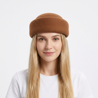 Chapeau Cloche Rétro en Laine Style Européen et Américain pour Femme - Réglable, Idéal pour Fêtes Hivernales, Mode Inspirée de la Bourgeoisie Française