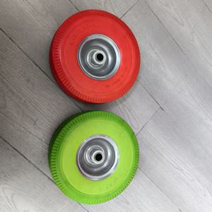 Roue en PU robuste 4.10/3.50-4 pour chariot - Product Image 5