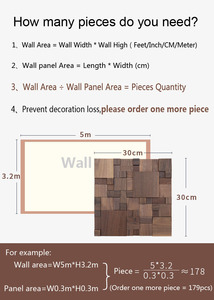 Pannelli in Legno 3D Decorativi per Pareti, Rivestimento Interno in Legno, Pannellatura per Interni, Piastrelle a Mosaico - Product Image 4