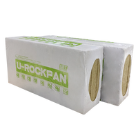 Mineral Fibre Thermal Insulation Material for Buildings Rock Wool Slab North America Sound Absorb Exterior Wall Rock Wool Board