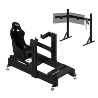 Simulador de Conducción VR DIY, Soporte de Aluminio 4080, Asiento de Simulador de Carreras, Sim Rig, Cabina de Carreras, Next Lever F Gt SC Simulator