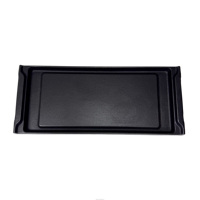 OEM ODM Barbecue rectangulaire mat en fonte Plaque de camping simple face
