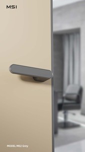 Moderna serratura muta monocilindrica chiave nascosta e <span class=keywords><strong>porta</strong></span> di emergenza del buco della serratura che si apre lo stesso colore dell'installazione della vite del pannello - Product Image 5