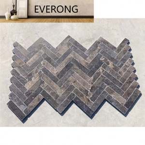 Natural Golden Beach Brown Marmor Gold Coast Mármol Piedra caliza Losa Azulejo Ladrillo Crazy Paving Stone Tamaños personalizados - Product Image 5