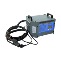 Chargeur de batterie au lithium 24V 100A, chargeur intelligent haute fréquence avec connecteur UMA 160A pour chariot élévateur électrique, transpalette