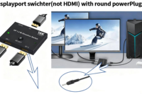 Commutateur bidirectionnel DP 16K, convertisseur bidirectionnel 1 entrée 2 sorties, adaptateur de commutation DP