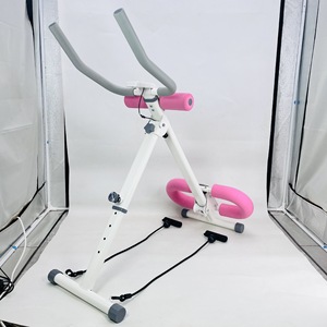 Máquina de Abdominales Rosa y Azul 92X18X39.5 Cm, Equipo de Fitness para el Hogar para Moldear la Cintura y Adelgazar el Abdomen - Product Image 3