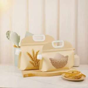 Bolsas <span class=keywords><strong>de</strong></span> almacenamiento <span class=keywords><strong>de</strong></span> grado alimenticio a prueba <span class=keywords><strong>de</strong></span> insectos para el hogar harina <span class=keywords><strong>de</strong></span> <span class=keywords><strong>arroz</strong></span> pequeño escritorio amigable portátil multifuncional y sellado - Product Image 1