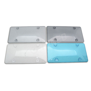 Nuevo Escudo de cubierta de coche, marco transparente para matrícula, accesorios modificados para automóviles de alta calidad, cubierta protectora para matrícula - Product Image 1