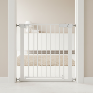 <span class=keywords><strong>Barrière</strong></span> <span class=keywords><strong>de</strong></span> <span class=keywords><strong>sécurité</strong></span> pratique <span class=keywords><strong>pour</strong></span> bébés et animaux domestiques, en fer, <span class=keywords><strong>pour</strong></span> intérieur, avec poignée améliorée, <span class=keywords><strong>barrière</strong></span> anti-enfants <span class=keywords><strong>pour</strong></span> cuisine, escaliers, entrée - Product Image 1