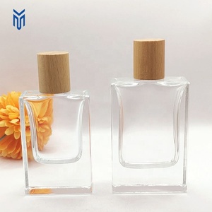 All'ingrosso bottiglia di vetro di profumo rotondo tappo di legno stile diverso in legno profumo cap fea15 - Product Image 5