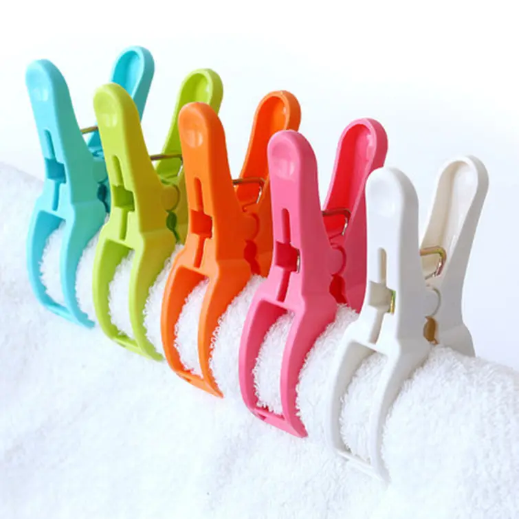 Elastische Wäsche klammer mittlerer Clip wind dichter Quilt clip Multifunktion aler fester Kunststoff-Wäsche klammer Trocken hose Spielzeug clip