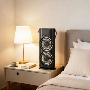 Water Cooling <b>Fan</b> Portable Dual-<b>Head</b> Large Capacity Minimalist Stylish Durable Colling <b>Fan</b> for Indoor - Product Image 2