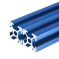Profilé en aluminium perforé sur mesure pour imprimante 3D, profilé en aluminium extrudé série 6063 6000, 40x40 50x50 90x90
