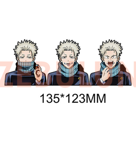 Autocollants personnalisés imperméables japonais <span class=keywords><strong>Madara</strong></span> Motion Sticker 3D lenticulaire Anime Sticker Car Stickers Anime - Product Image 4