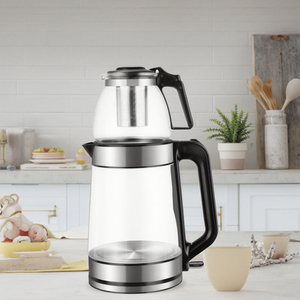 <span class=keywords><strong>Bollitore</strong></span> <span class=keywords><strong>Elettrico</strong></span> ad Alta Efficienza da 2,2L, Ebollizione Rapida, in Vetro Borosilicato Colorato per Uso Domestico - Product Image 6