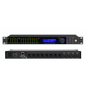 LA408 Procesador de Señales Digital DSP de Cinco Series 4-en-8 de ADI (EE. UU.) con Chips AK5552 AD1955 y Ganancia de 48dB para Audio Profesional en Clubes y Escenarios - Product Image 1