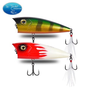 Señuelo ABS <span class=keywords><strong>para</strong></span> Lubina de Boca Grande 70mm 10g 60mm 7g, Pez Wobbler con Anzuelos, Luz Nocturna, Color de Superficie, Línea - Product Image 3