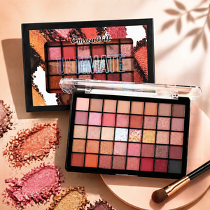 Palette de Couleurs Exclusive Transfrontalière Européenne et Américaine, <span class=keywords><strong>Fard</strong></span> <span class=keywords><strong>à</strong></span> Paupières Poudre Nacré Mat Couleurs Terre Minérales 90g Couleur Unique - Product Image 2