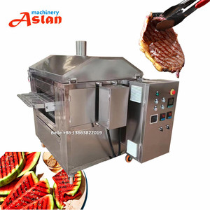 Continuous Meat Fish <strong>Fillets</strong> <strong>Grill</strong> Marker Machine Hamburger Patty Zucchini Grilling Marking Machine - Product Image 1