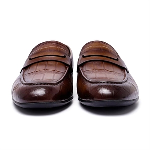Vente en gros, personnalisation, chaussures élégantes de luxe pour l'automne, brogues, <span class=keywords><strong>mules</strong></span> de bureau, chaussures pour hommes en cuir véritable avec sangle - Product Image 2