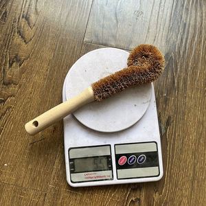Custom LOGO Short Wooden Handle Coconut Fiber <b>Bottle</b> <b>Brush</b> Kitchen Cleaning Cup <b>Brush</b> - Product Image 6