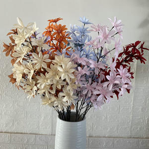 Flores Multicolor y <span class=keywords><strong>de</strong></span> <span class=keywords><strong>Café</strong></span> Oscuro Artificiales Lirio Salvaje <span class=keywords><strong>de</strong></span> Tallo Largo para Decoración <span class=keywords><strong>de</strong></span> Bodas con Flores Artificiales Premium - Product Image 3