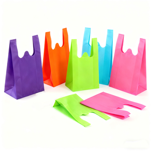 Sac fourre-tout réutilisable en non-tissé avec logo personnalisé |   Sac de courses écologique et recyclable pour les magasins et la vente en gros - Product Image 4