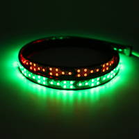 Tira de luz de flecha de coche, tiras adicionales decorativas de hueso de pescado, luz LED mágica Universal, tira de advertencia de freno Multicolor