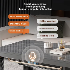 NUHU 1.5m Home Electric Heated Table Voice-Controlled Adjustable Graphene <strong>Heater</strong> Ceramic Material 2000W Overheat Protection - Product Image 4