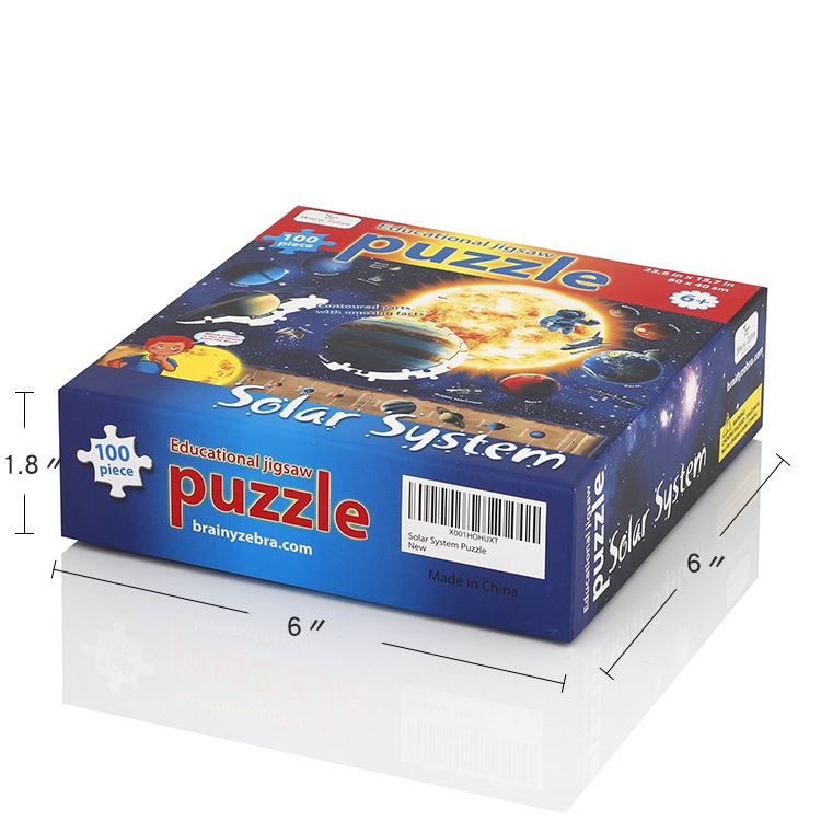 Gift Children Cosmic solar system big pieces cartoon puzzle Educational toy for kids
