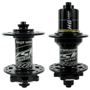 Moyeu de vélo de montagne 32/36H à 4 roulements, à dégagement rapide / axe traversant, frein à disque 6 boulons, <span class=keywords><strong>cassette</strong></span> 6 cliquetis 7-12 vitesses - Product Image 5