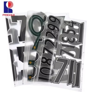 Tùy chỉnh thiết kế quần áo sắt trên số biểu tượng truyền nhiệt nhãn - Product Image 2