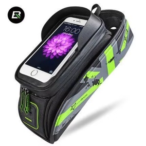 Sacoche de cadre portable pour VTT ROCKBROS avec écran tactile, pour tube supérieur avant, compatible téléphones 5.8" et 6.0" - Product Image 5