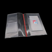 Porte-passeport transparent personnalisé, housse de passeport en PVC souple, porte-passeport en plastique transparent, protège-passeport